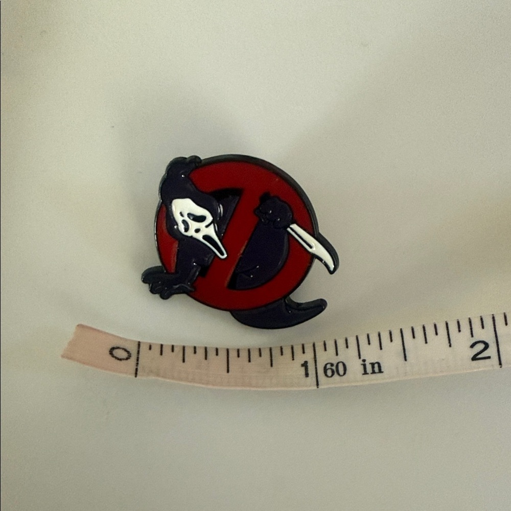 Ghost face Enamel Pin